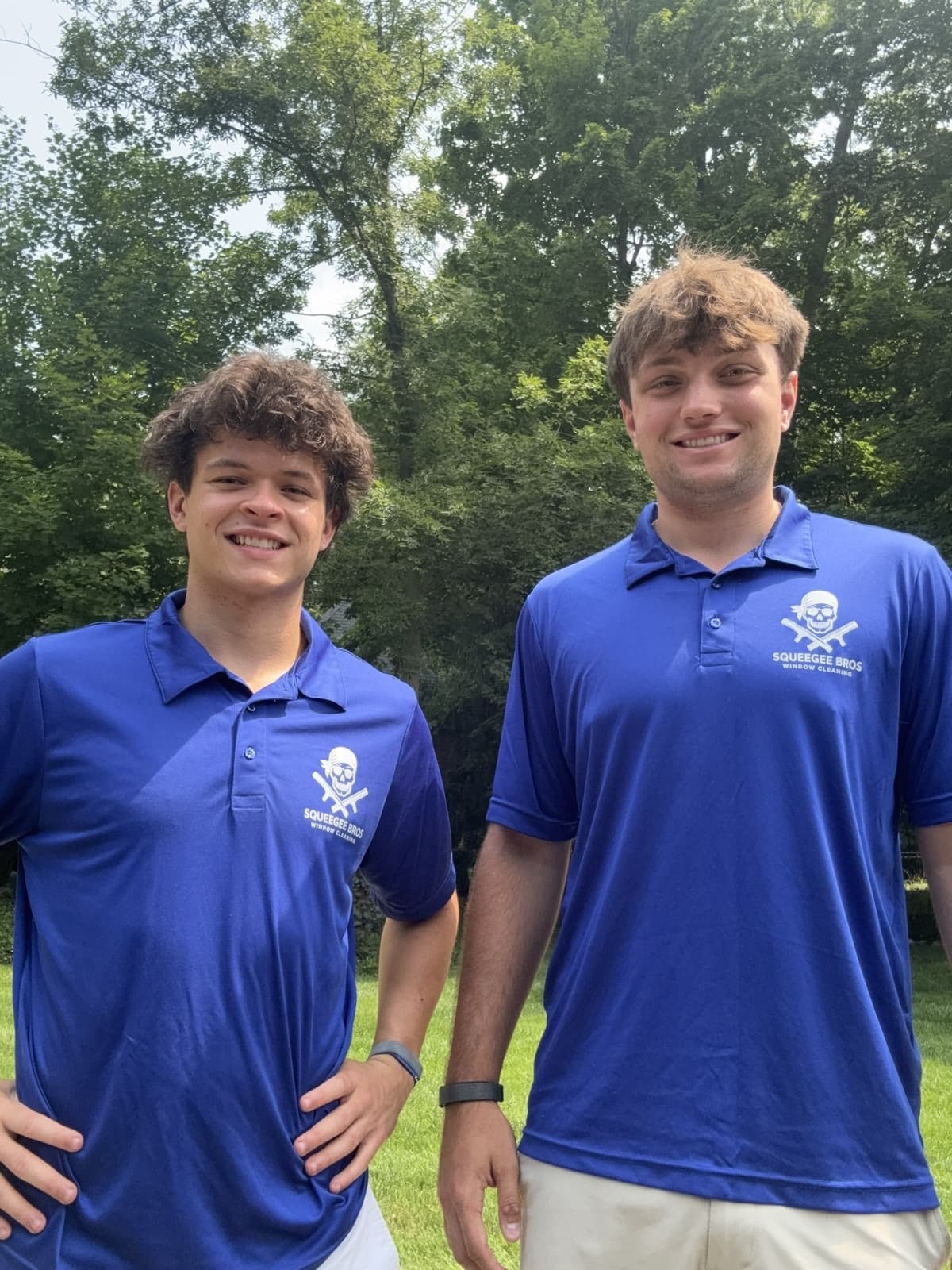 Nick Harris and Eli Bennett, founders of Squeegee Guys