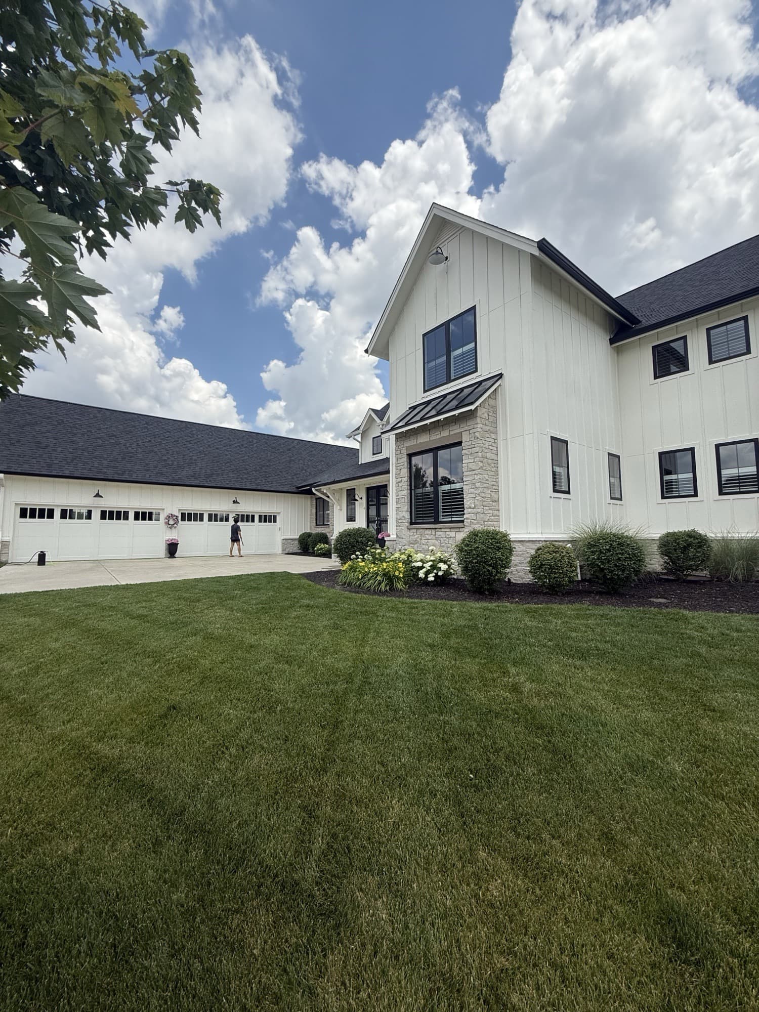 Exterior of a recently serviced home